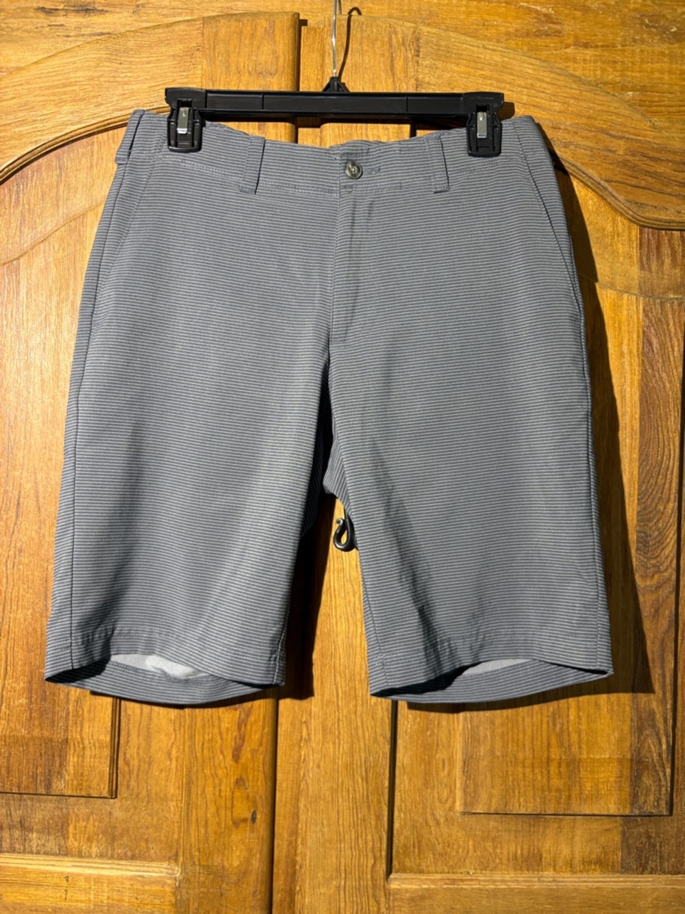 Hogan Men's Lightweight Gray Flat Front Shorts